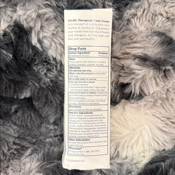NWT CeraVe Therapeutic Hand Cream with Hyaluronic Acid & Ceremides - Picture 6 of 12